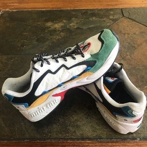 Asics Gel-Kayano 5 OG Retro Tokyo Olympic White Multi Shoes 1021A282-100 Size 9.